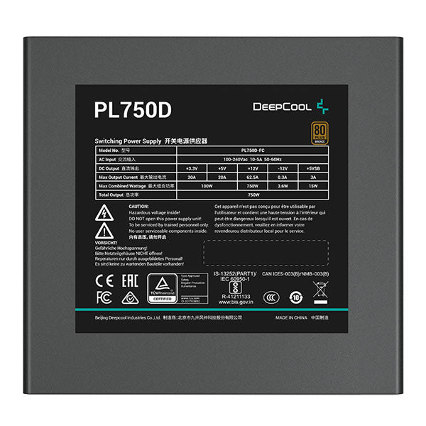 Deepcool PL750D Native ATX3.0 Direct PSU Deepcool PL750D Native ATX3.0 Direct PSU